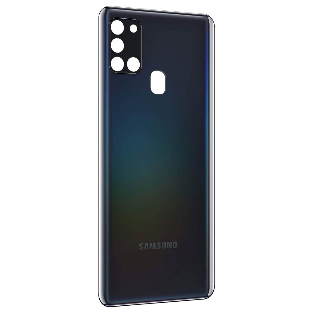Original Samsung Akkudeckel, neue Rückseite für Samsung Galaxy A21s – Schwarz