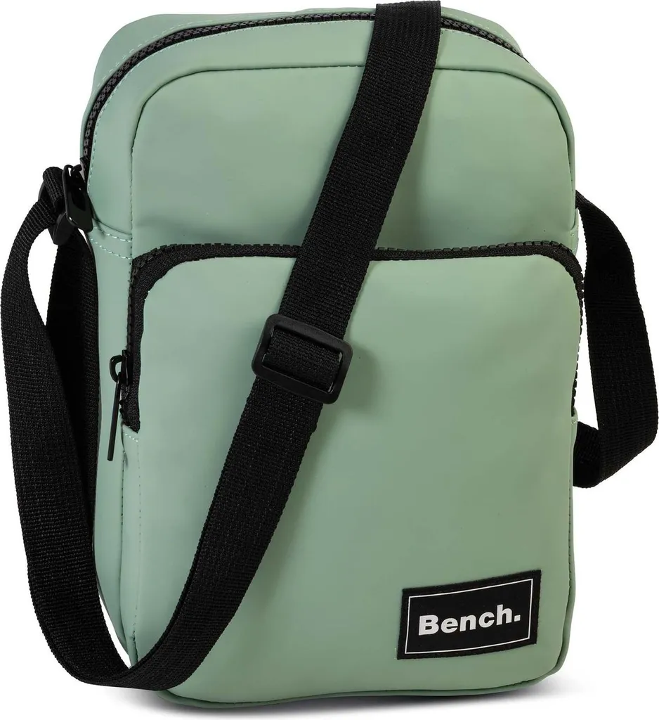 Borsa Crossbody Bench Grigio Verde | Resistente per Escursioni e Viaggi