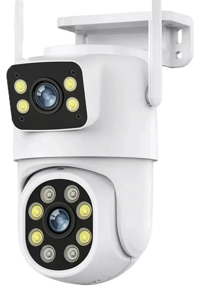Caméra de sécurité Wi-Fi 10 MP pour maison avec suivi IA et SD 64 Go