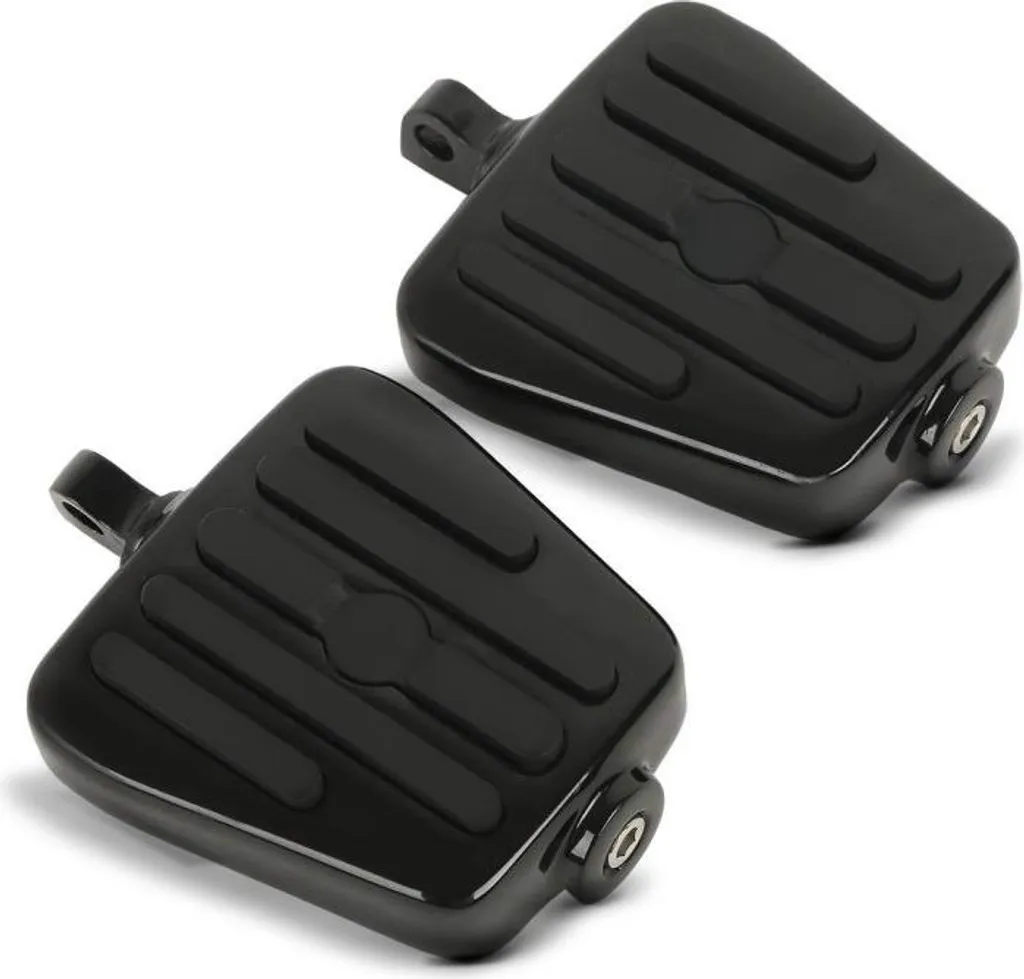 Marchepied noir robuste pour Harley Davidson MT1 - Design antidérapant - 2
