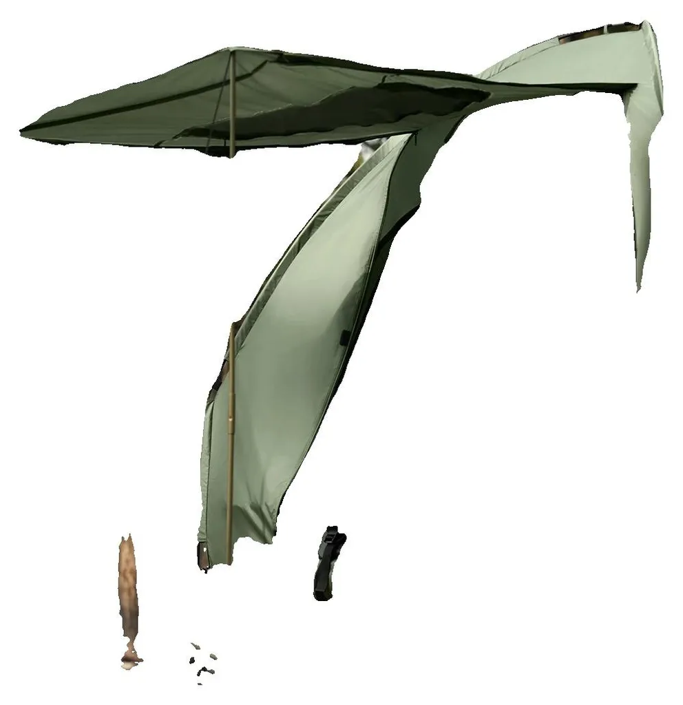 Tente 2 Personnes Imperméable Verte - Fini l'Humidité avec le 4 en 1