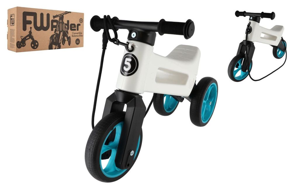 FUNNY WHEELS Rider SuperSport biały/turkusowy Zdjęcie produktu 