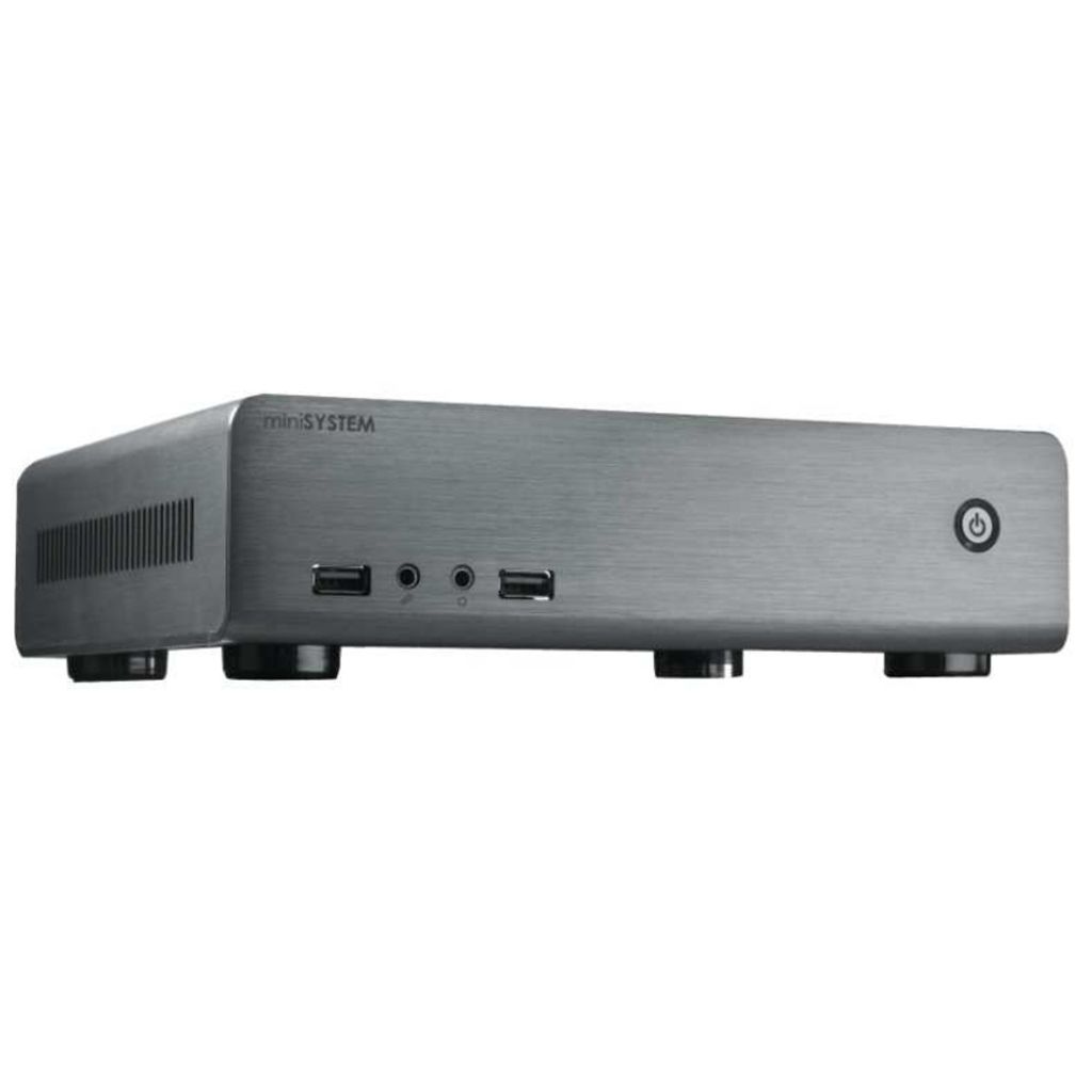 MS-Tech CI-70, Desktop, PC, Anthrazit, Silber, Mini-ITX, Produktbild 