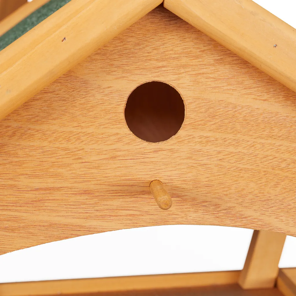 Mangeoire pour oiseaux murale anti-chat en fonte pour jardin sécurisé