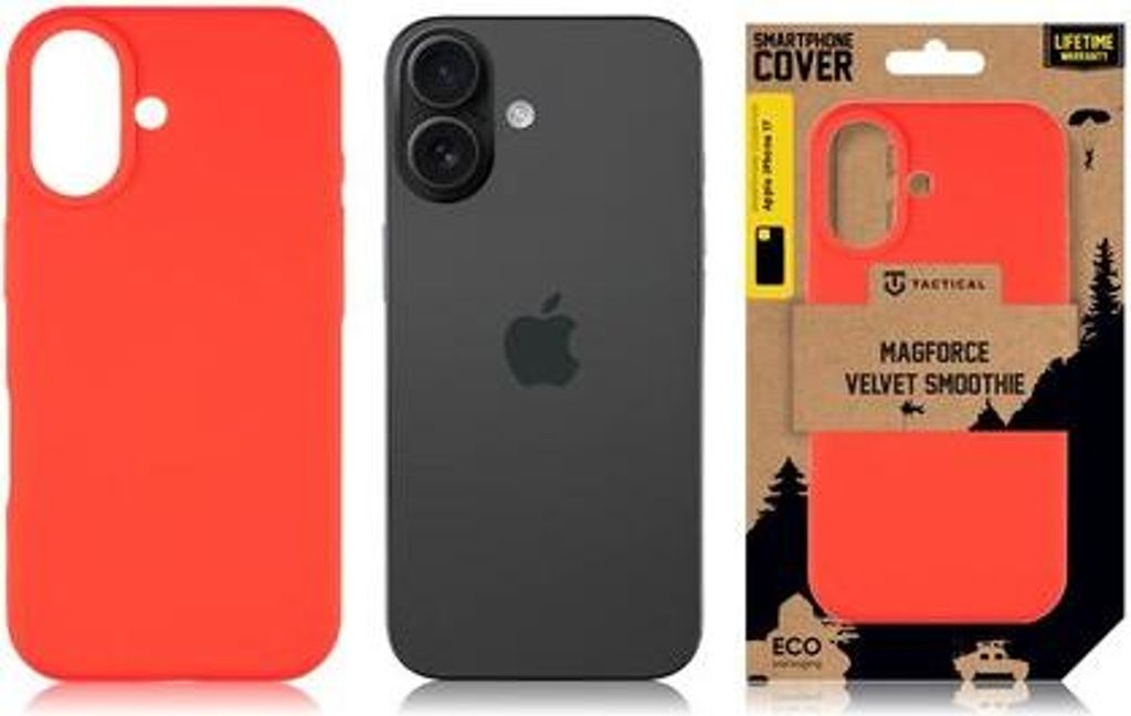 Tactical Back Cover MagForce Velvet Smoothie iPhone 17 chilli