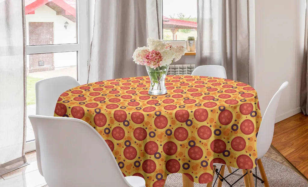 Tovaglia Professionale 150cm ABAKUHAUS - Antimacchia Retrò Senape