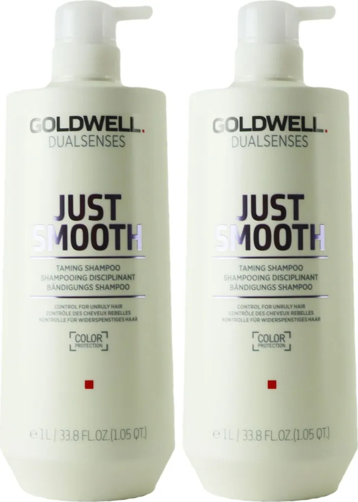 Goldwell DS Just Smooth Shampooing 2 x 1000 ml - Duo Format Salon XL