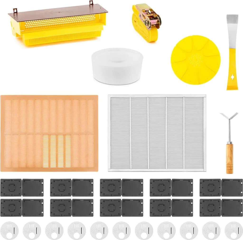 Kit de démarrage apiculture Wiesenfield - 28 pièces avec ciseau à bois
