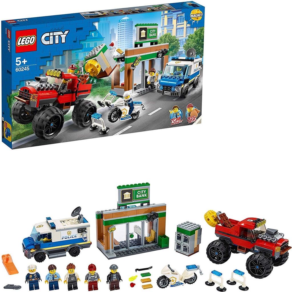 LEGO® City 60245 Raubüberfall mit dem Monster-Truck Bausatz Immagine del prodotto 