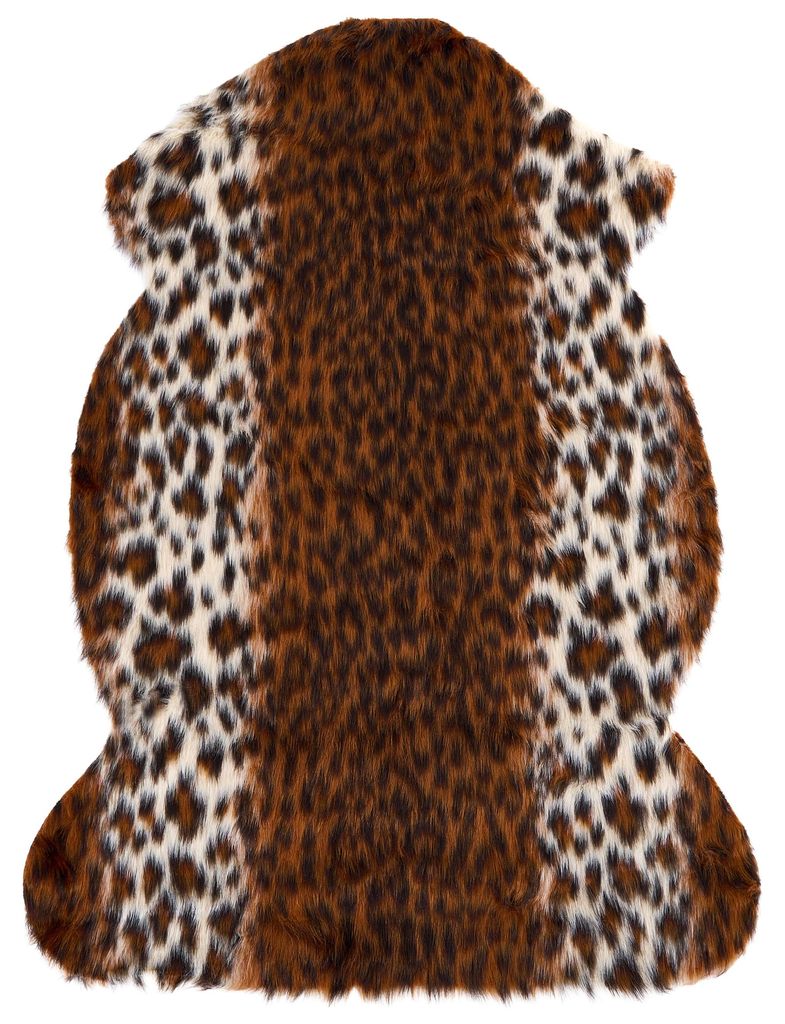BELIANI Leopardí koberec, hnědá Umělá kožešina, obývací Obrázek produktu 
