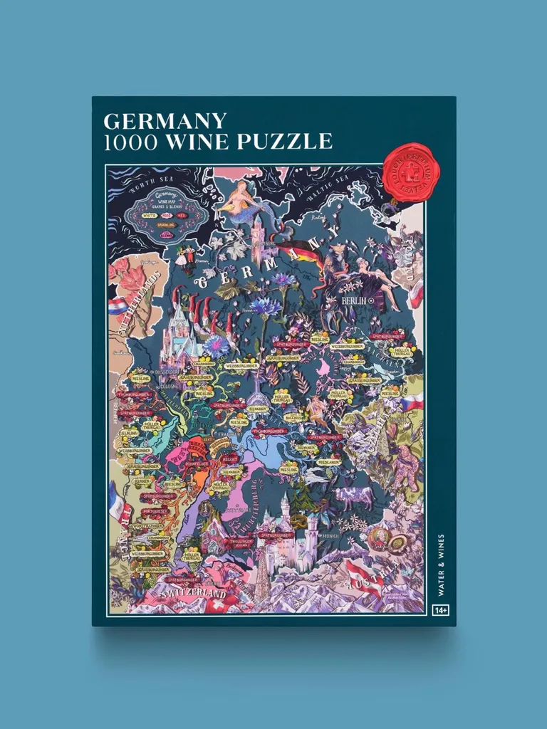 Puzzle 1000 pièces adulte sur le thème des paysages de Bavière et du Rhin