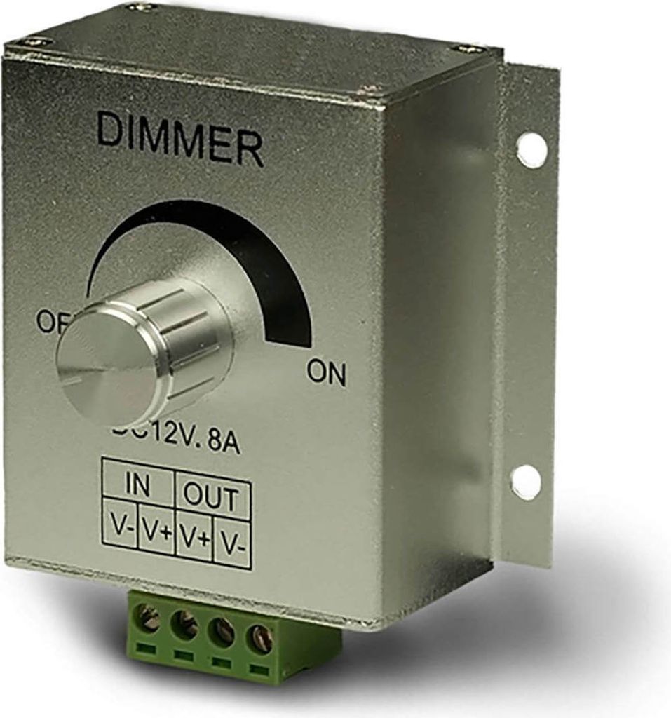 ISOLED LED PWM-Dimmer, 1 Kanal, 12-24V DC 8A