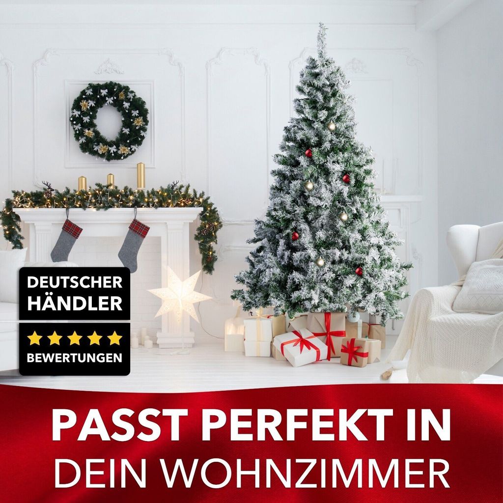 Künstlicher Weihnachtsbaum Tannenbaum 120-240 cm Christbaum Produktbild 7