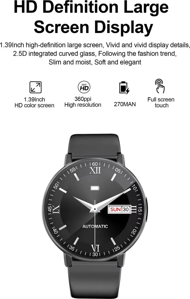 Manike G87 Smartwatch Elegante e Sportivo con Chiamate e Notifiche - 7
