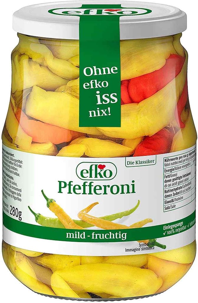 efko Pfefferoni mild-fruchtig 720ml