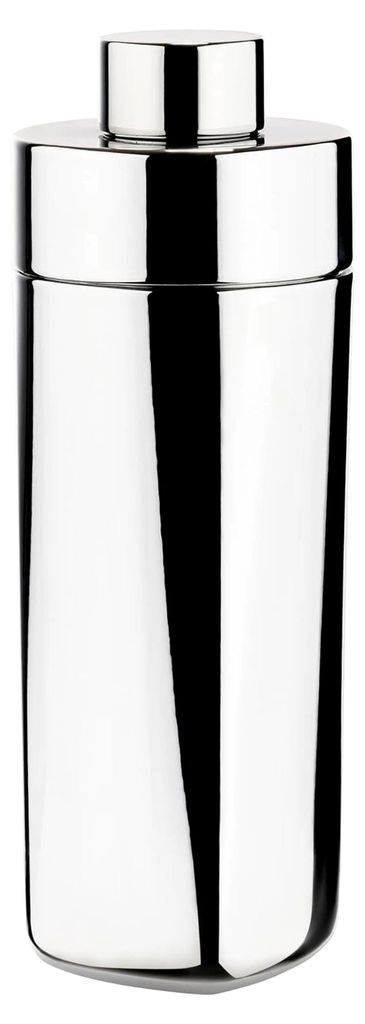 Cocktail Shaker aus Edelstahl, Durchmesser 7 cm, Höhe 23 cm, 400 ml, Hochglanzstahl