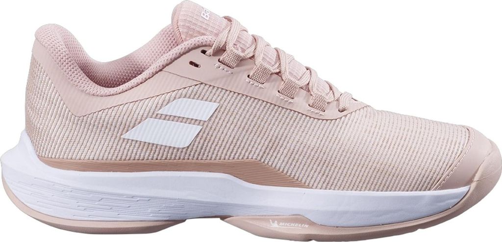 Babolat Jet Tere 2 All Court Tennis Tennisschuhe Sportschuhe beige/rosa/weiß 3A1S25A651-5056, Schuhgröße:42.5 EU