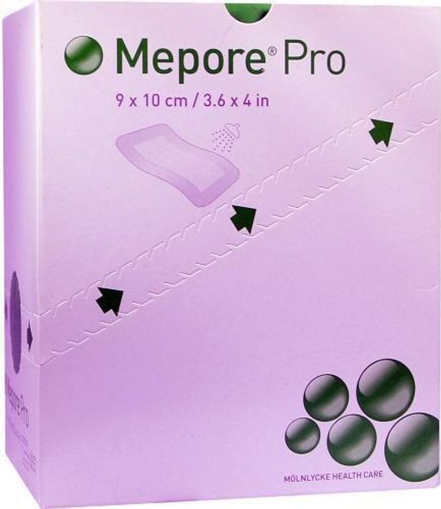MEPORE Pro steril Pflaster 9x10 cm