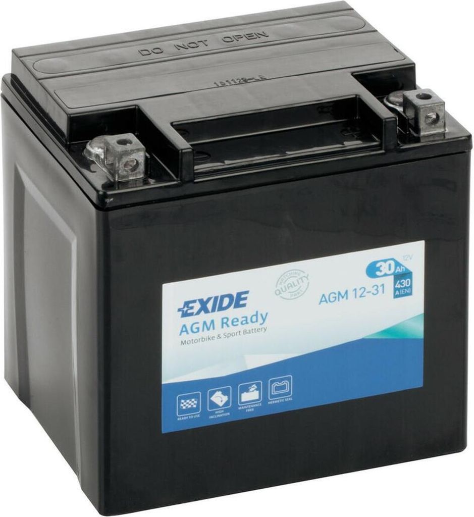 Batteria moto Exide 12-31 AGM 12V 30Ah 430A Immagine del prodotto 