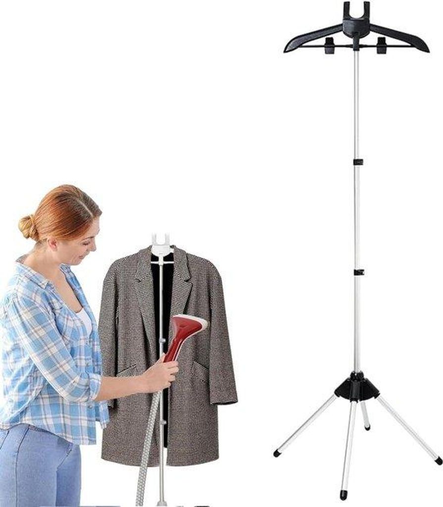 Kleiderstange für Kleidung - Klappstange für Kleidung - schwarz