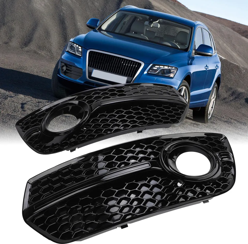 Cache Grille Antibrouillard 8R0807682A : Protection et Look Noir Glossy