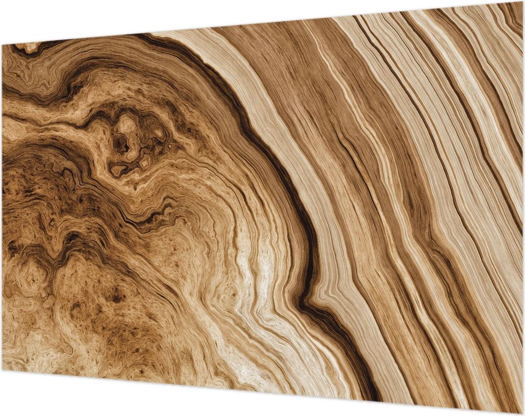 Wandtapete - Dekorative Tapete für Wohnzimmer- Tapetenfolie für Wanddekoration - 104x70 cm - Holzmaserung