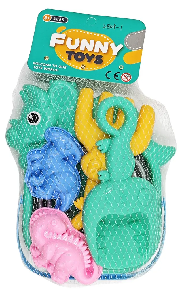 Ensemble de sable Dino - Kit de modelage dinosaure avec 10 moules