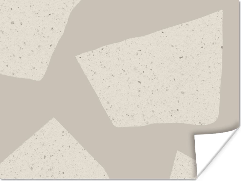 MuchoWow Poster Terrazzo - Abstrakt - Pastell - Muster 120x90 cm - Wandbild