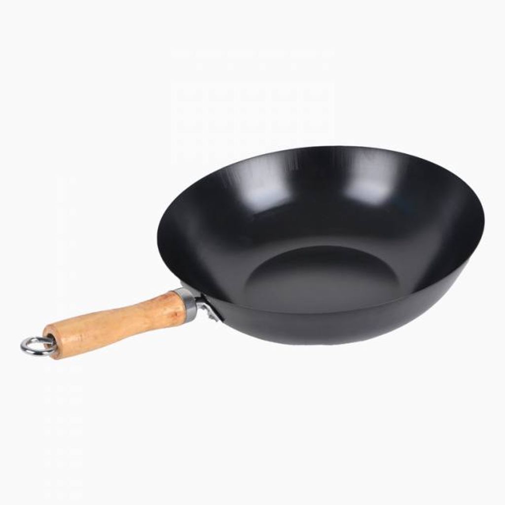 Excellent Houseware Wok Ø30cm Nepriľnavá čierna drevená Obrázok produktu 5