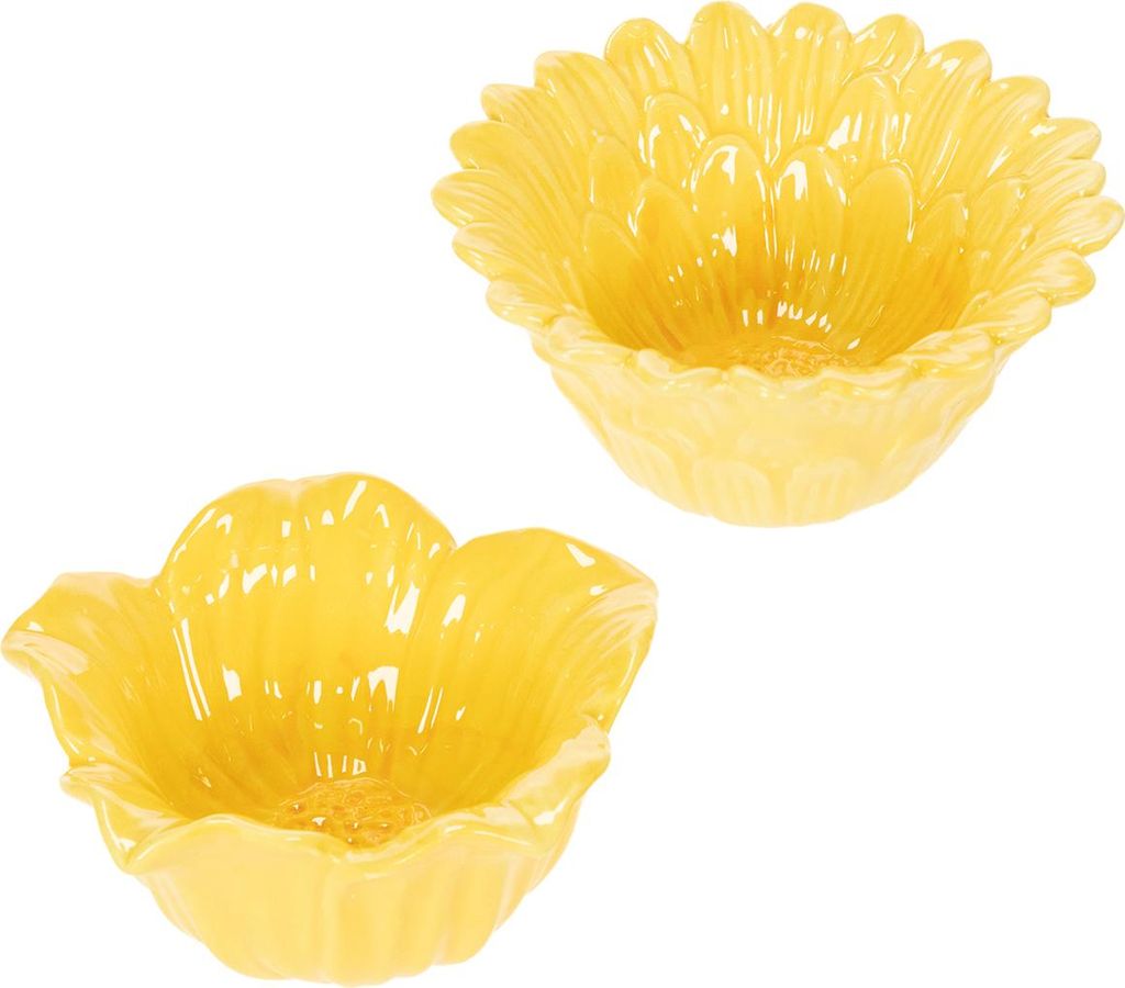 Dekorative Blumenschale aus Keramik für stilvolle Wohnideen und kreative Deko, 2 Stück