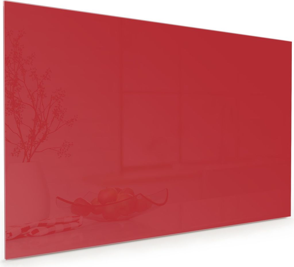 Küchenrückwand Spritzschutz Glas mit Motiv Weinroter Hintergrund III 40 x 40 cm
