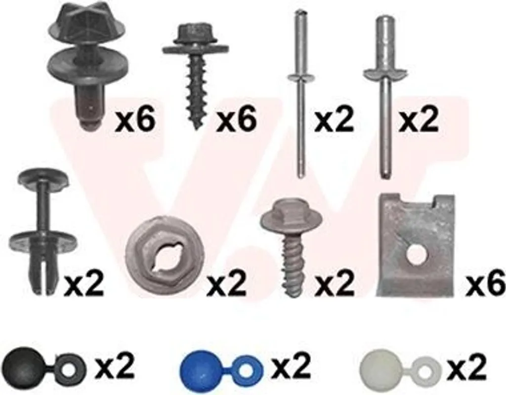 Réparer un pare-chocs Ford mal fixé - Kit de montage VAN Wezel 1883794 fiable