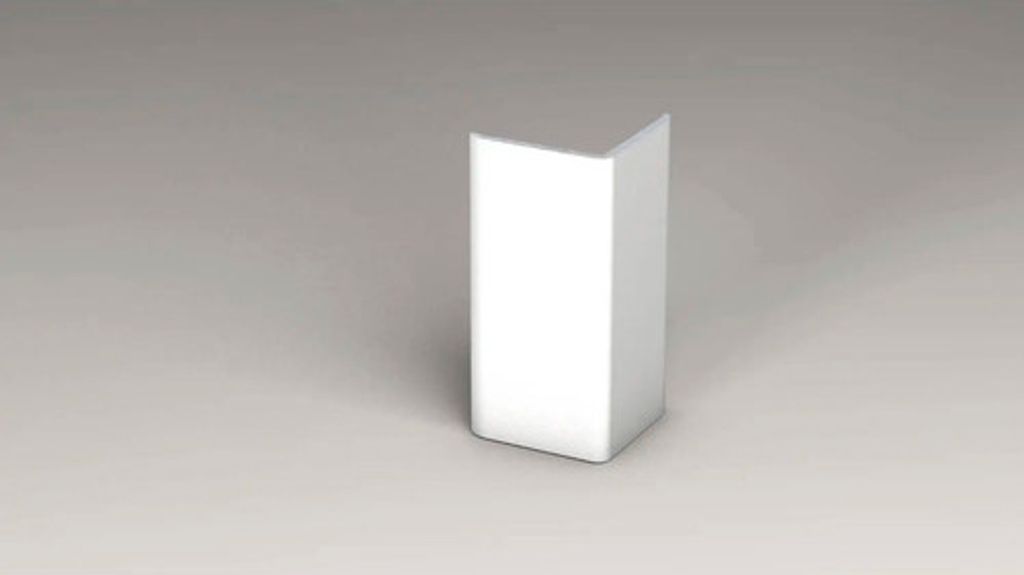 Prinz Eckschutzwinkel Alu silber ungelocht 20 x 20 x 1500 mm