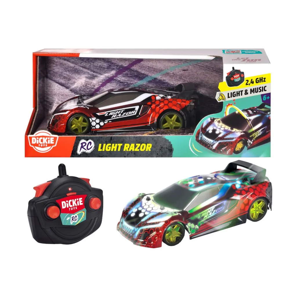 Voiture télécommandée avec effets LED Light Razor - Modèle 22 cm - 16