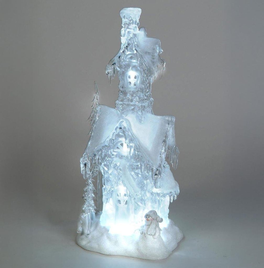 formano LED Winterhaus Acryl 45 cm mit Licht Weihnachtsdeko Produktbild 