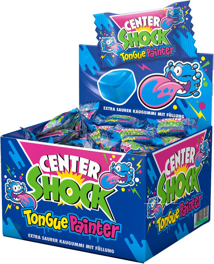 Center Shock Tongue Painter extra saure Kaugummis, 100x 4g Produktbild 