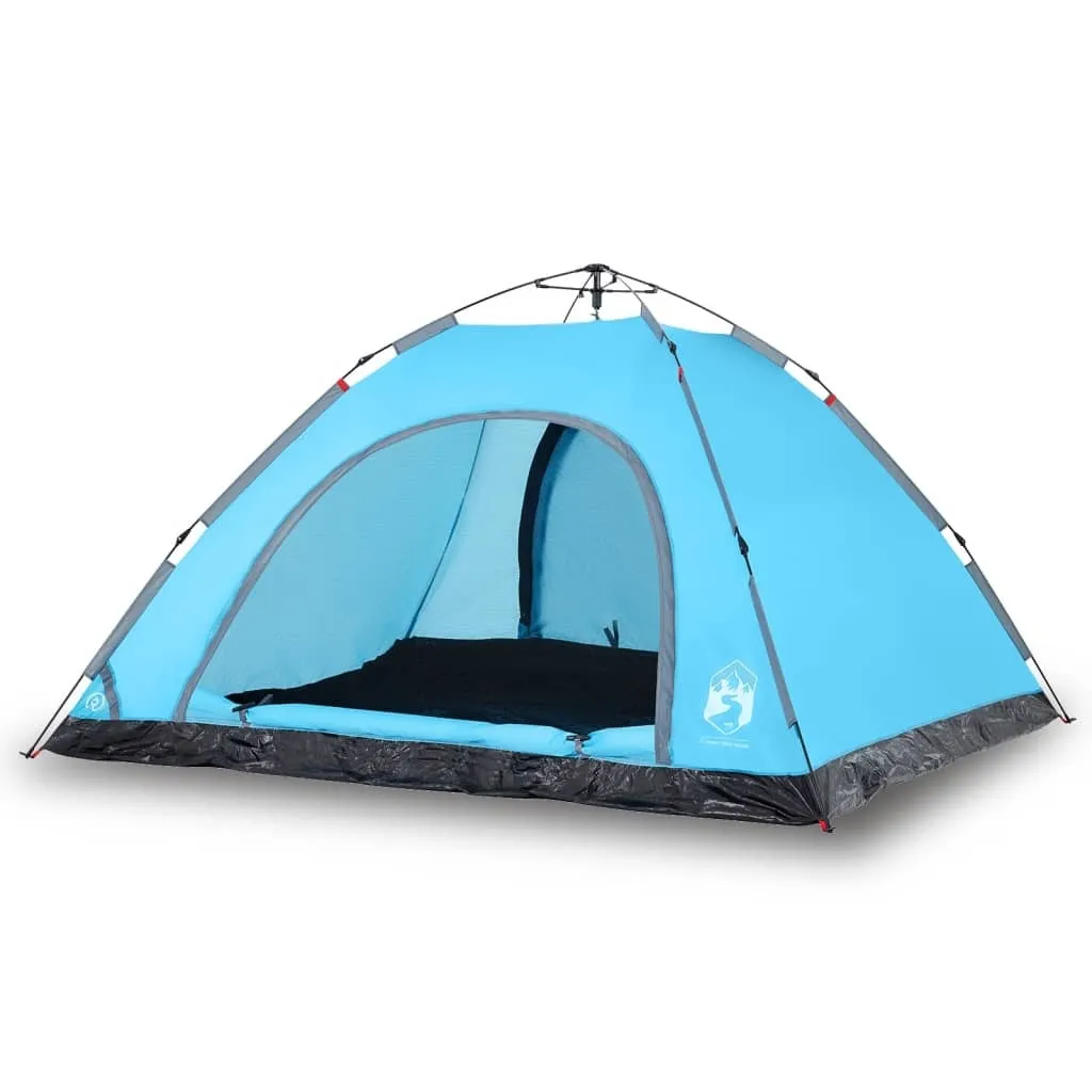 Tente de camping Quick Release bleue 5 personnes : montage instantané
