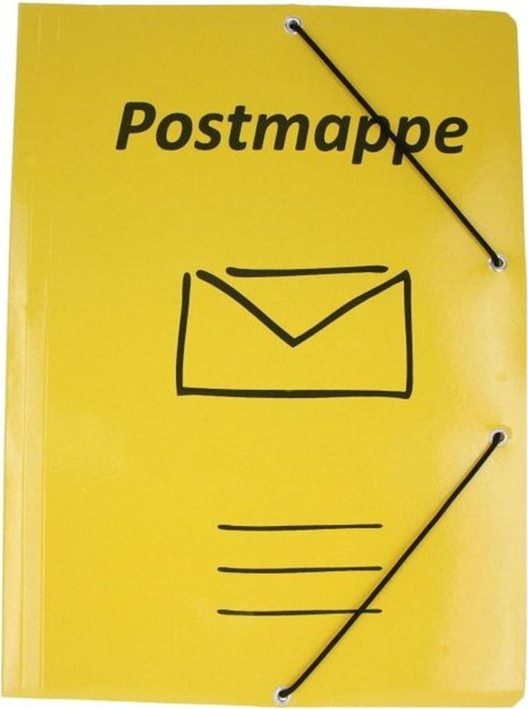 Mica College - Postmappe - Eckspanner DIN A4 - in gelb Produktbild 