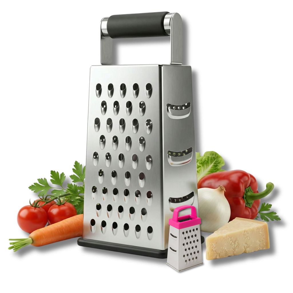 ELEGANCIO Edelstahl 4in1 Vierkantreibe rutschhemmend + Mini Produktbild 