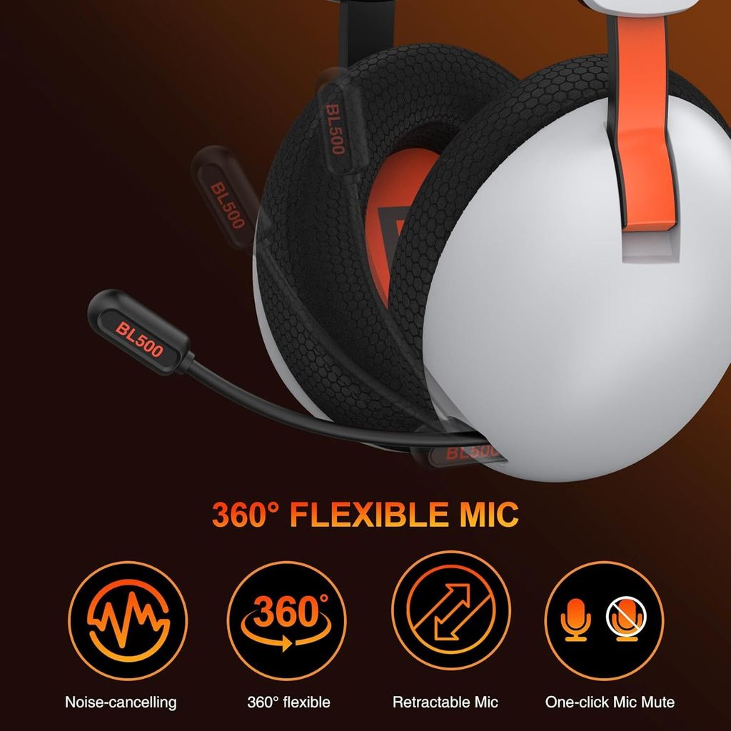 Kabelloses Gaming-Headset Für Xbox, PS5, PC – Mit Noise Cancelling Mikrofon, Bluetooth 5.3