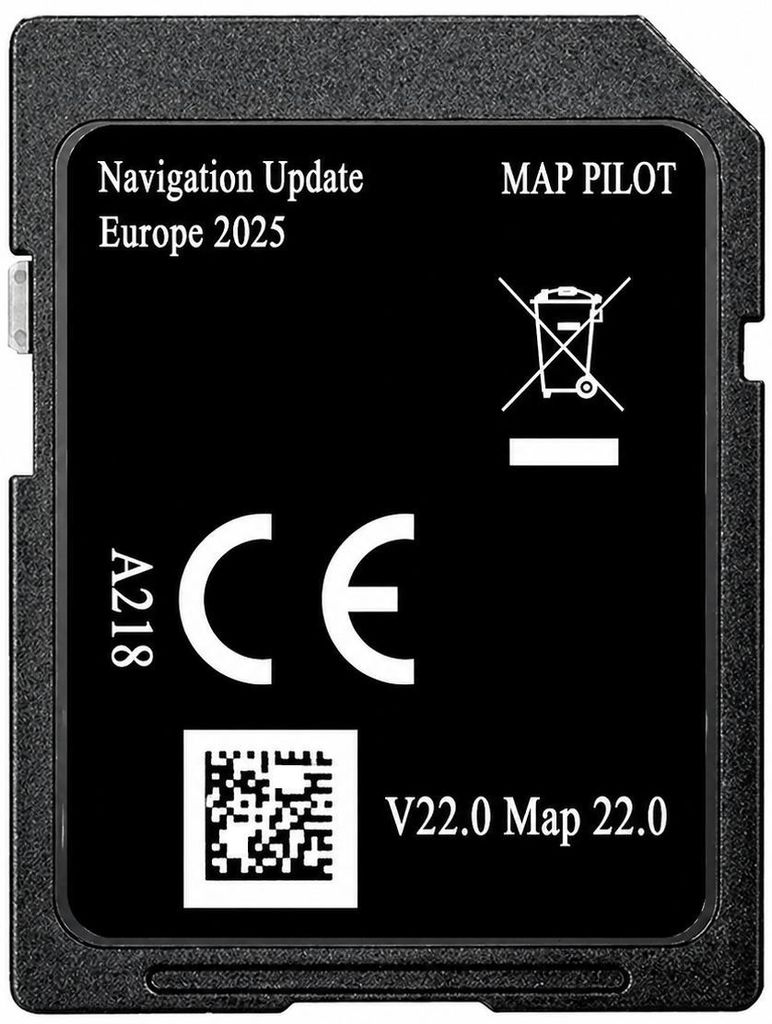 Scheda SD per navigazione GPS Europa 2025 compatibile con Immagine del prodotto 
