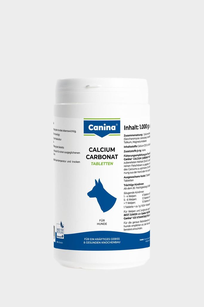 Canina Calcium Carbonat Tabletten 1000g Immagine del prodotto 