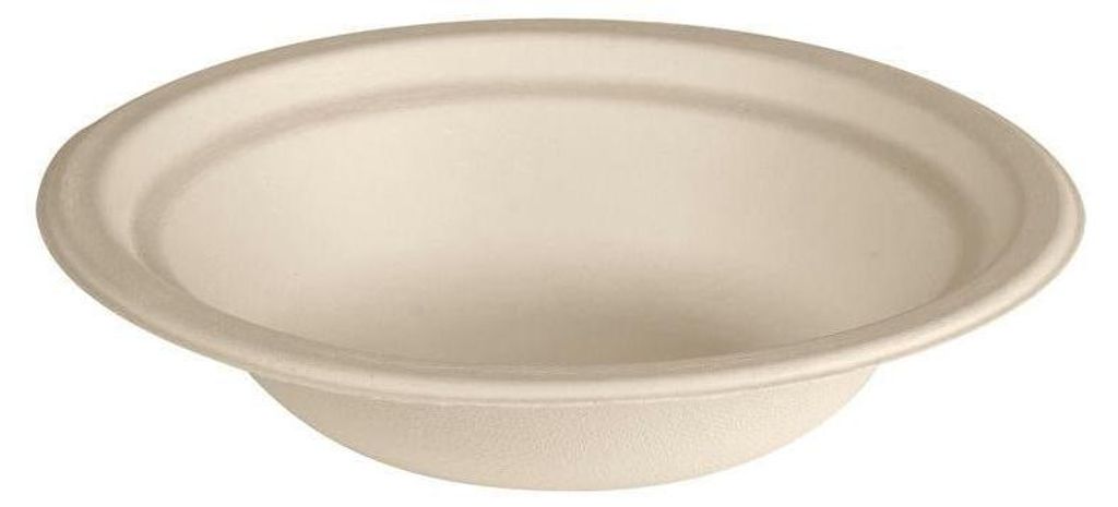 800x DUNI Suppenteller 18 cm Braun ungeteilt