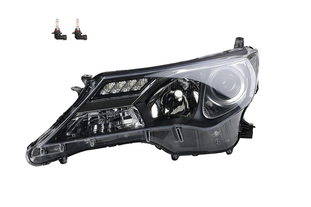 Johns, Scheinwerfer Halogen HSW passend für Toyota Rav4 12/12- 01/16 Links Leuchtmittel 8117042540 8117042541 8117042542