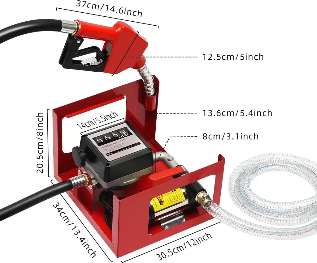 Pompe à carburant pour engins agricoles et cuves fuel - 50L/min 230V
