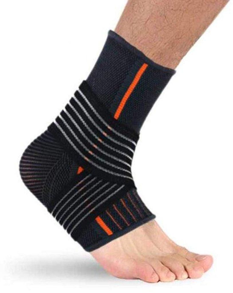 Verstelbare elastische enkelbrace-bescherming für Fitness, Sport und Fußschutz, Größe M