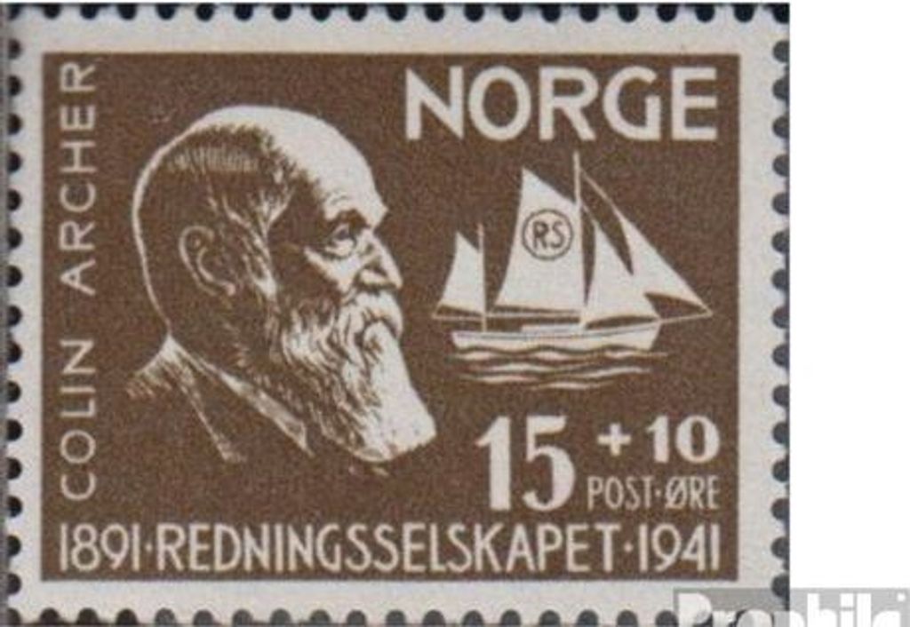 Briefmarken Norwegen 1941 Mi 232-235 (kompl.Ausg.) postfrisch Schiffbrüchige