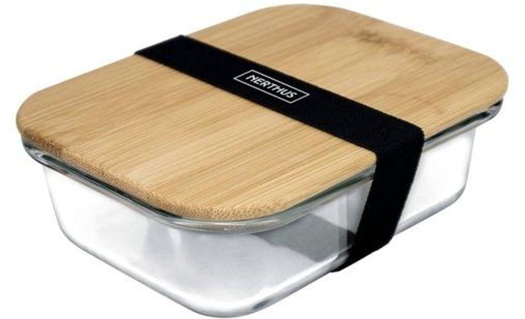 Bamboo Glasdeckel, 600 ml, borosilicaat
