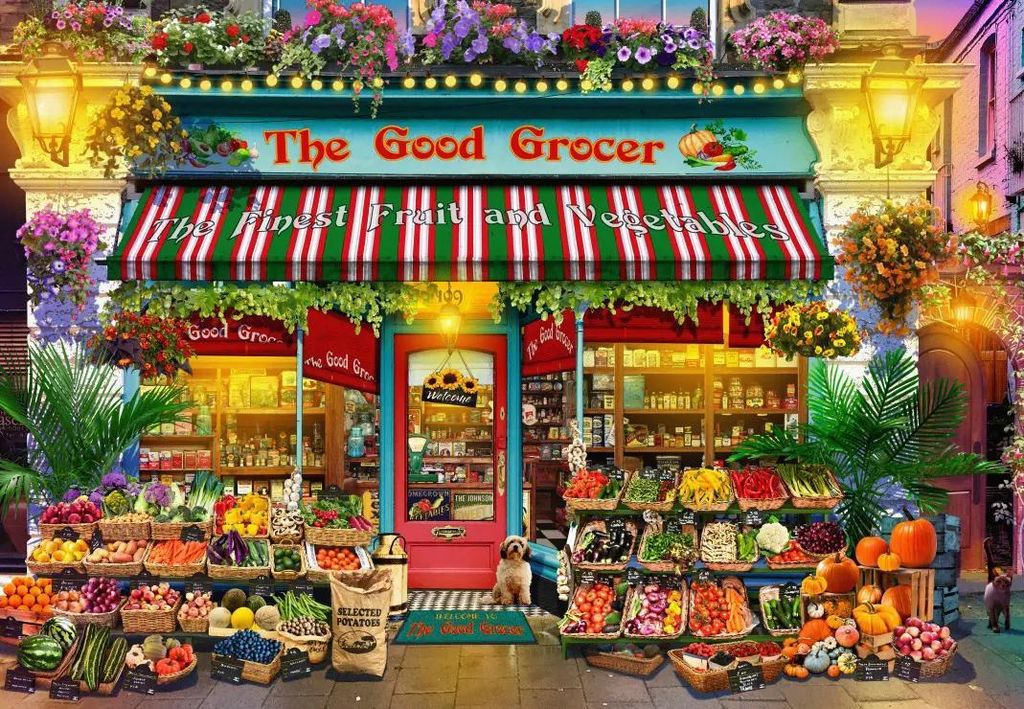 Bluebird Puzzle Supermarkt-Puzzle - 1000 Teile Puzzlespaß