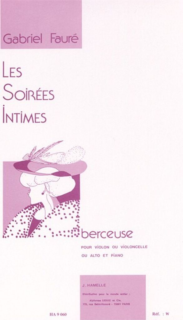 Berceuse op.16 pour violoncelle (alto, violon) et piano